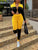Two-Tone Collared Neck Top and Joggers Set