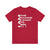 I am Red Unisex Jersey Short Sleeve Tee