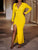 Zip Up Split Maxi Dress